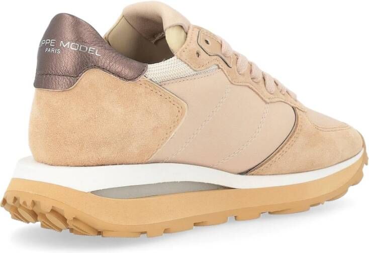 Philippe Model Lage Dames Sneakers Tropez Haute Brown Dames