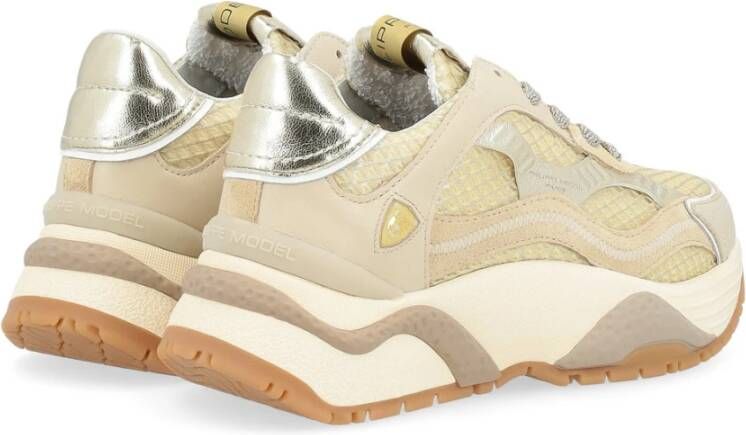 Philippe Model Lage Dames Sneakers Zwart Beige Dames