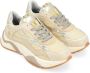 Philippe Model Lage Dames Sneakers Zwart Beige Dames - Thumbnail 4