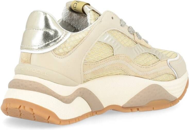 Philippe Model Lage Dames Sneakers Zwart Beige Dames