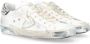 Philippe Model Lage Damesneakers Zilver White Dames - Thumbnail 2