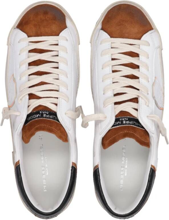 Philippe Model Lage Gedragen Sneakers White Heren