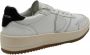 Philippe Model Lage Leren Sneakers met Geperforeerde Neus White Heren - Thumbnail 4