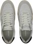 Philippe Model Lage Leren Sneakers met Geperforeerde Neus White Heren - Thumbnail 6