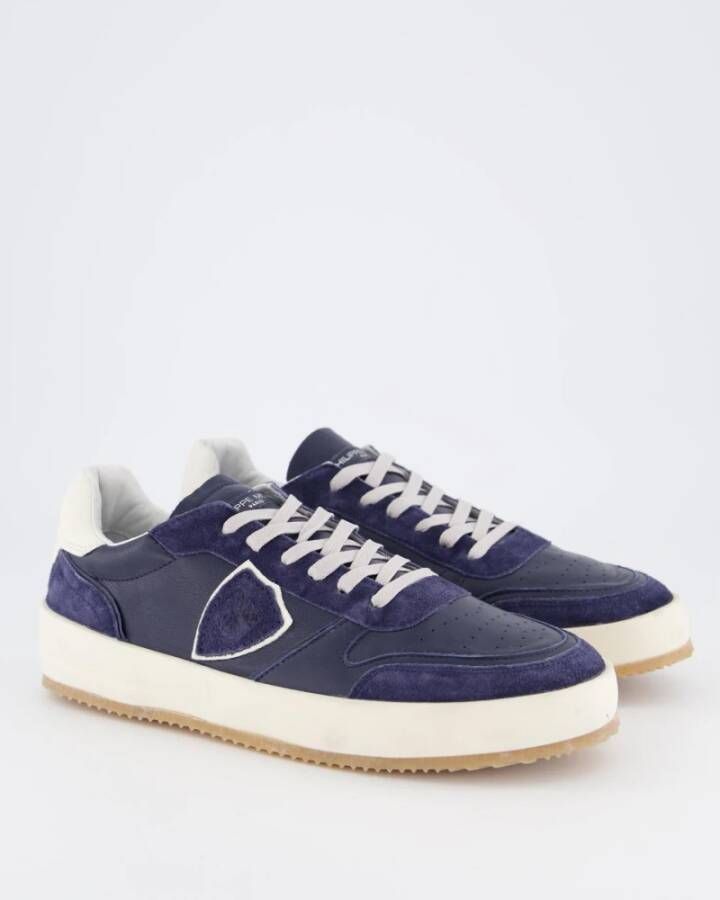 Philippe Model Lage Man Nice Sneakers Blue Heren