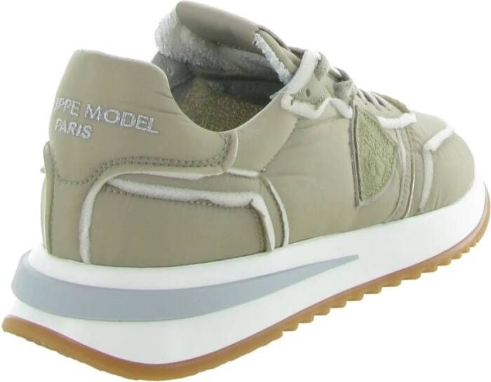 Philippe Model Lage Man Sneakers Beige Heren