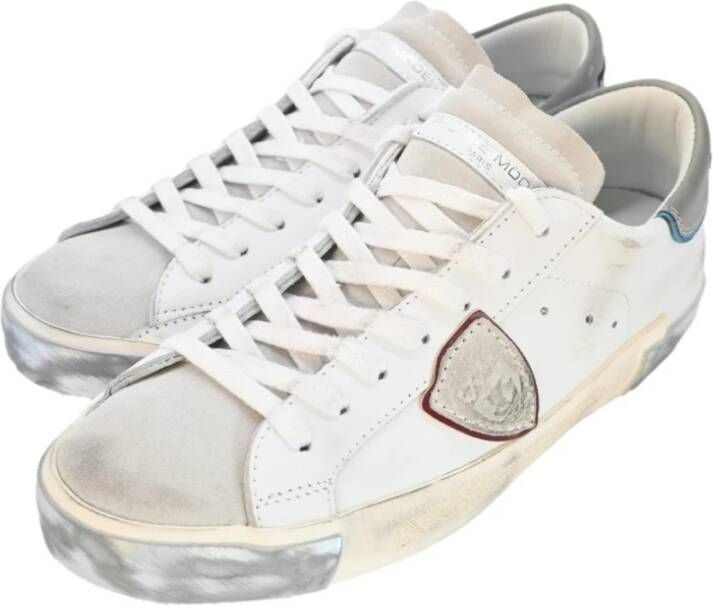 Philippe Model Lage Man Veau Reflex Sneakers White Heren