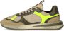 Philippe Model Lage Neon Militair Groene Sneaker Green Heren - Thumbnail 3