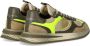 Philippe Model Lage Neon Militair Groene Sneaker Green Heren - Thumbnail 4