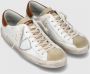 Philippe Model Vernieuwde Prsx Sneaker met Vintage Afwerking Beige Heren - Thumbnail 2