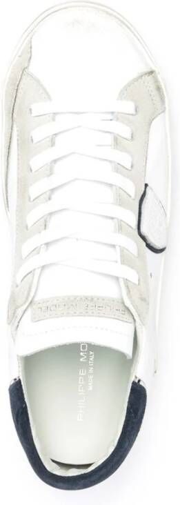 Philippe Model Lage Sneakers Bianco Blu White Heren