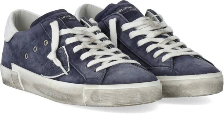 Philippe Model Lage Sneakers Blue Heren