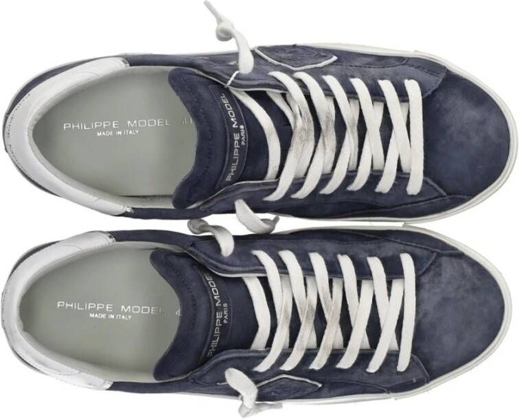 Philippe Model Lage Sneakers Blue Heren