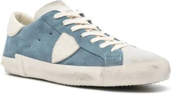 Philippe Model Lage Sneakers Blue Heren