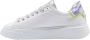 Philippe Model Lage Sneakers in Wit en Paars White Dames - Thumbnail 2