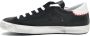 Philippe Model Lage Sneakers in Zwart en Rood Black Heren - Thumbnail 2