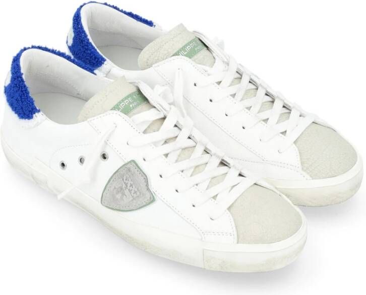 Philippe Model Lage Sneakers in Zwart White Heren