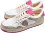 Philippe Model Lage Sneakers Lyon Mixage Wit Roze Beige Heren - Thumbnail 3