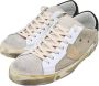 Philippe Model Lage Sneakers Mixage Grijs Wit Beige Heren - Thumbnail 3