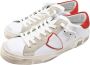 Philippe Model Lage Sneakers Mixage Pop Wit Rood White Heren - Thumbnail 3