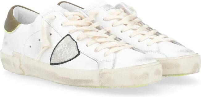 Philippe Model Lage Sneakers Zwart White Heren