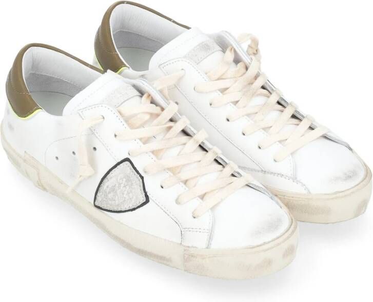 Philippe Model Lage Sneakers Zwart White Heren