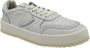 Philippe Model Lage Snit Leren Sneakers met Geperforeerde Neus Gray Heren - Thumbnail 3