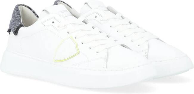 Philippe Model Lage Tempel Sneakers White Heren