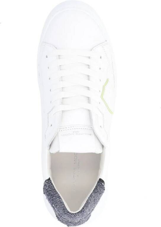 Philippe Model Lage Tempel Sneakers White Heren