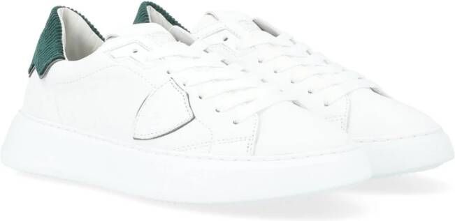 Philippe Model Lage Tempel Sneakers White Heren