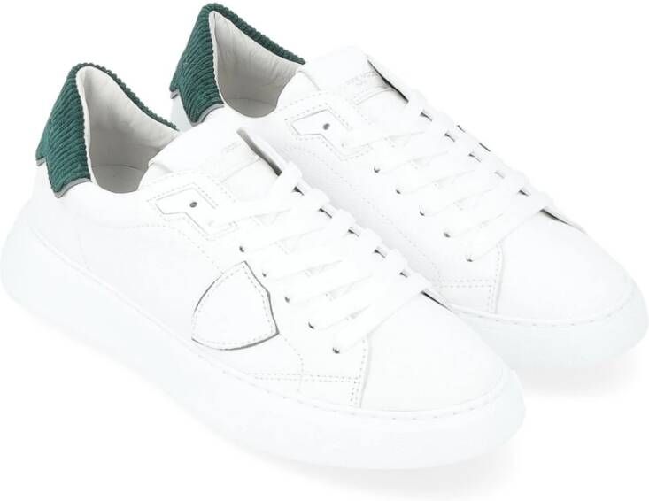 Philippe Model Lage Tempel Sneakers White Heren