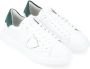 Philippe Model Lage Tempel Sneakers White Heren - Thumbnail 4