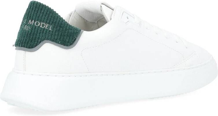 Philippe Model Lage Tempel Sneakers White Heren