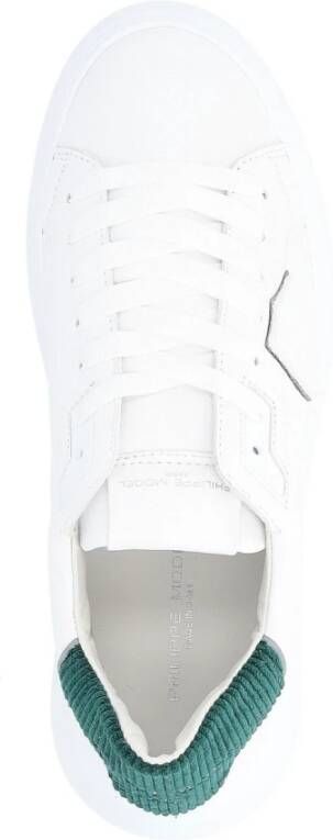 Philippe Model Lage Tempel Sneakers White Heren