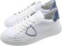 Philippe Model Lage Tempel Suède Sneakers in Wit White Heren - Thumbnail 3