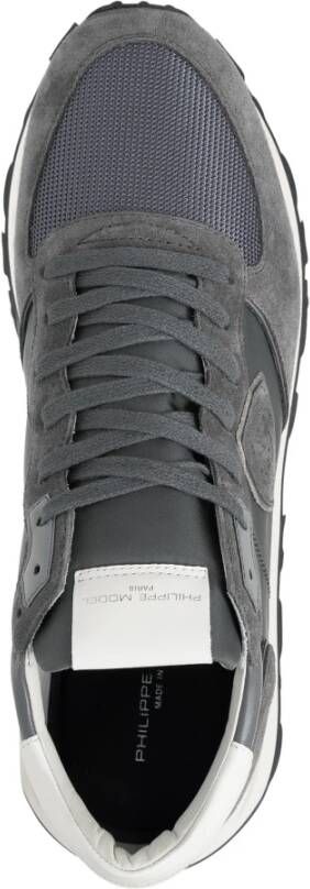 Philippe Model Lage Top Eenvoudige Sneakers Gray Heren