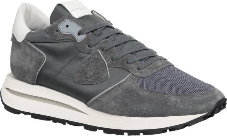 Philippe Model Lage Top Eenvoudige Sneakers Gray Heren