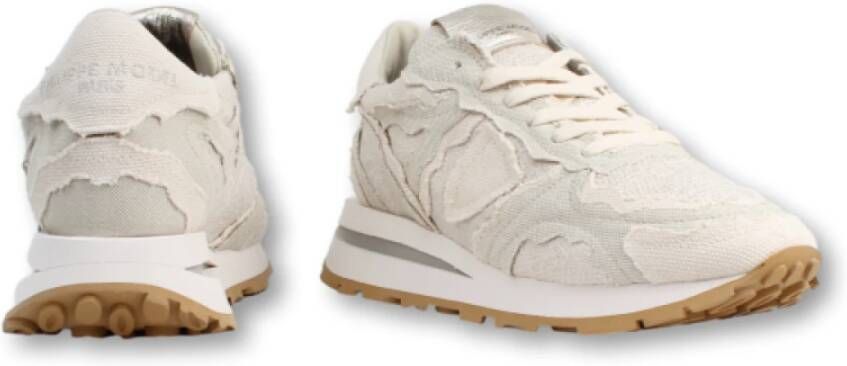 Philippe Model Lage Top Sneakers in Tropez Stijl Beige Dames