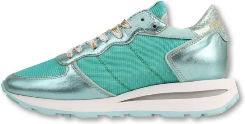 Philippe Model Lage Top Sneakers in Tropez Stijl Green Dames