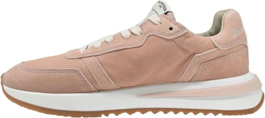 Philippe Model Lage Top Sneakers in West Rose Pink Dames