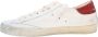 Philippe Model Lage Top Sneakers in Wit Rood White Heren - Thumbnail 2