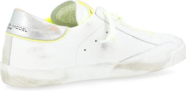 Philippe Model Lage Top Sneakers in Wit White Heren