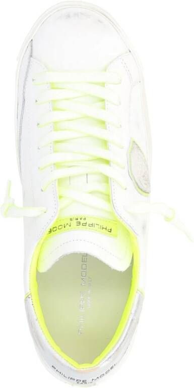 Philippe Model Lage Top Sneakers in Wit White Heren