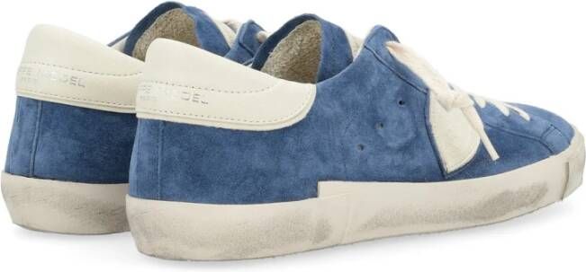 Philippe Model Lage Top Sneakers in Zwart Blue Heren