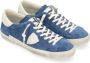 Philippe Model Lage Top Sneakers in Zwart Blue Heren - Thumbnail 4