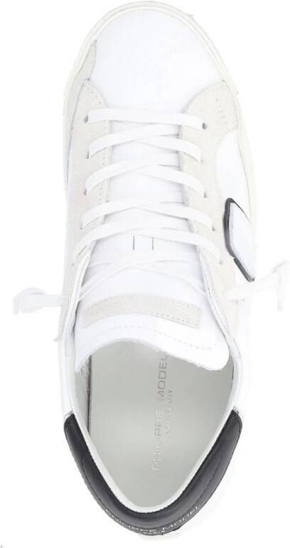 Philippe Model Lage Top Sneakers in Zwart White Heren