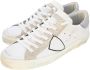 Philippe Model Lage Top Sneakers Mixage Pop Blanc Denim Beige Heren - Thumbnail 3