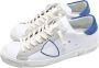 Philippe Model Lage Top Sneakers Mixage Pop Wit Blauw White Heren - Thumbnail 3