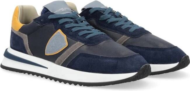 Philippe Model Lage Top Sneakers Tropez 2.1 Blue Heren