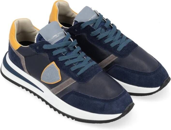 Philippe Model Lage Top Sneakers Tropez 2.1 Blue Heren